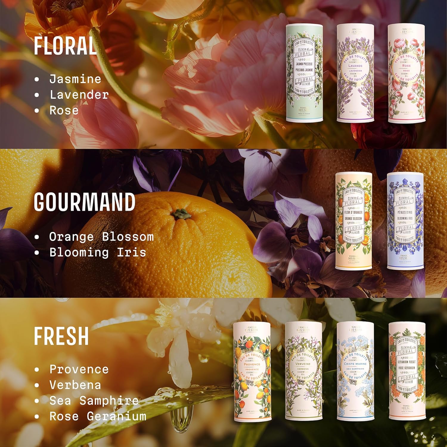 Fleur d'Oranger - Eau de Toilette pour Femme - Panier des Sens - Parfum Femme Corps & Cheveux - Parfum Doux & Miel - Cadeau Femme - Absolues de Parfum Made in France - 50 ml – Image 7