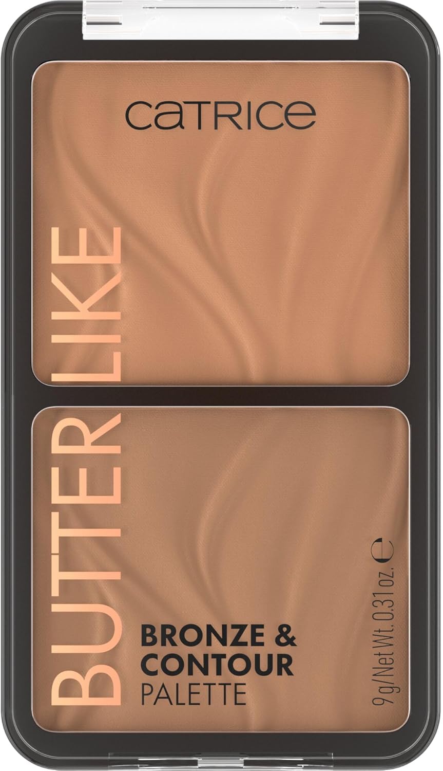 Catrice Cosmetics Palette Butter Like Bronze et Contour, longue durée, rehausse les yeux, résultat instantané, naturel, mat (9 g) – Image 3