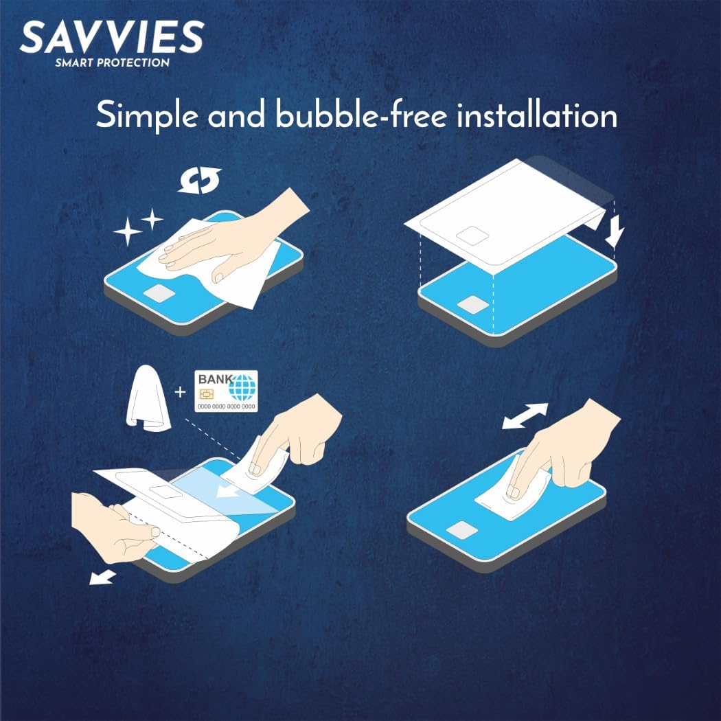 Savvies Protections d'écran pour montre intelligente Mutoy 1,83 pouces 6 pièces ultra transparentes – Image 5
