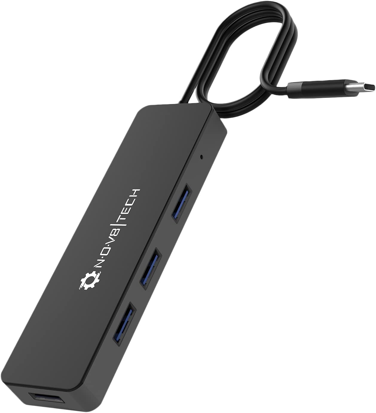 NOV8Tech Hub USB C 4 ports avec câble étendu de 0,6 m, hub USB C vers USB 4 ports USB 3.0, USB C vers USB Type A pour MacBook, Mac Pro, Mac Mini, iMac et appareils de type C – Image 9