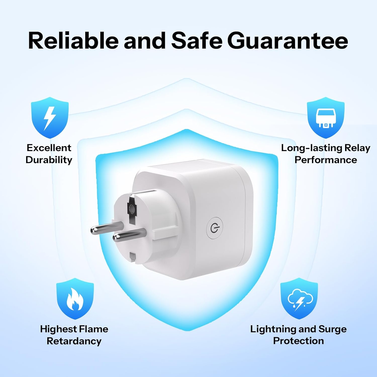 Prise intelligente WiFi SONOFF S61s 16A/3840W - Télécommande et commande vocale, mesure de la consommation d'énergie, minuterie intelligente, compatible avec Alexa, Google et Apple Home – Image 5