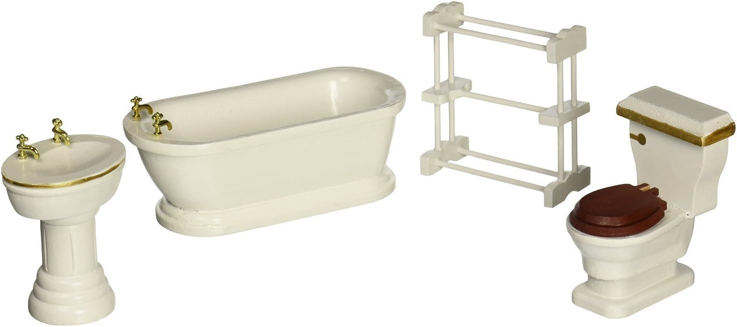Meubles de salle de bain pour maison de poupée Melissa & Doug – Image 2