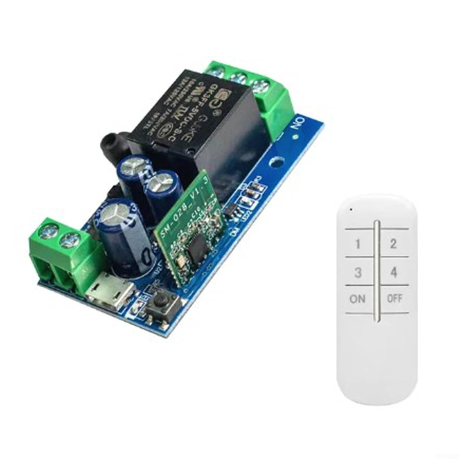 Relais commutateur pour appareils Smart Home 2 4 GHz télécommande DC 12 V 24 V (B) – Image 2