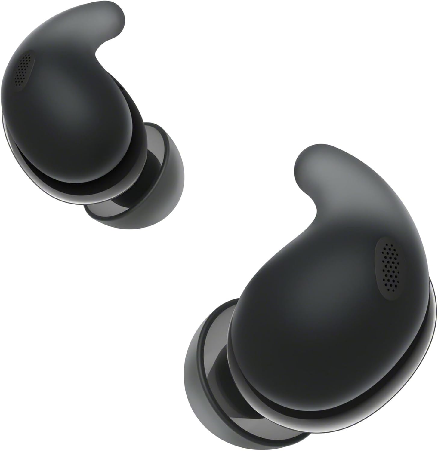 Sony LinkBuds Fit Écouteurs Bluetooth sans fil avec suppression du bruit - Confortables, IPX4, Audio haute résolution, Mode son ambiant, Autonomie 21 heures, Connexion multipoint, iOS et Android - Noir – Image 2