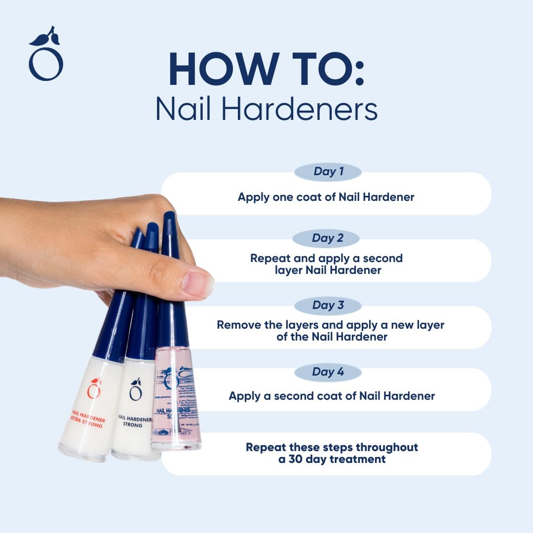Herome Strong Nail Hardener - Numéro 1 depuis 1982 ! - Garantit des ongles longs et forts en 30 jours (Nail Hardener Strong) - 10 ml. – Image 4