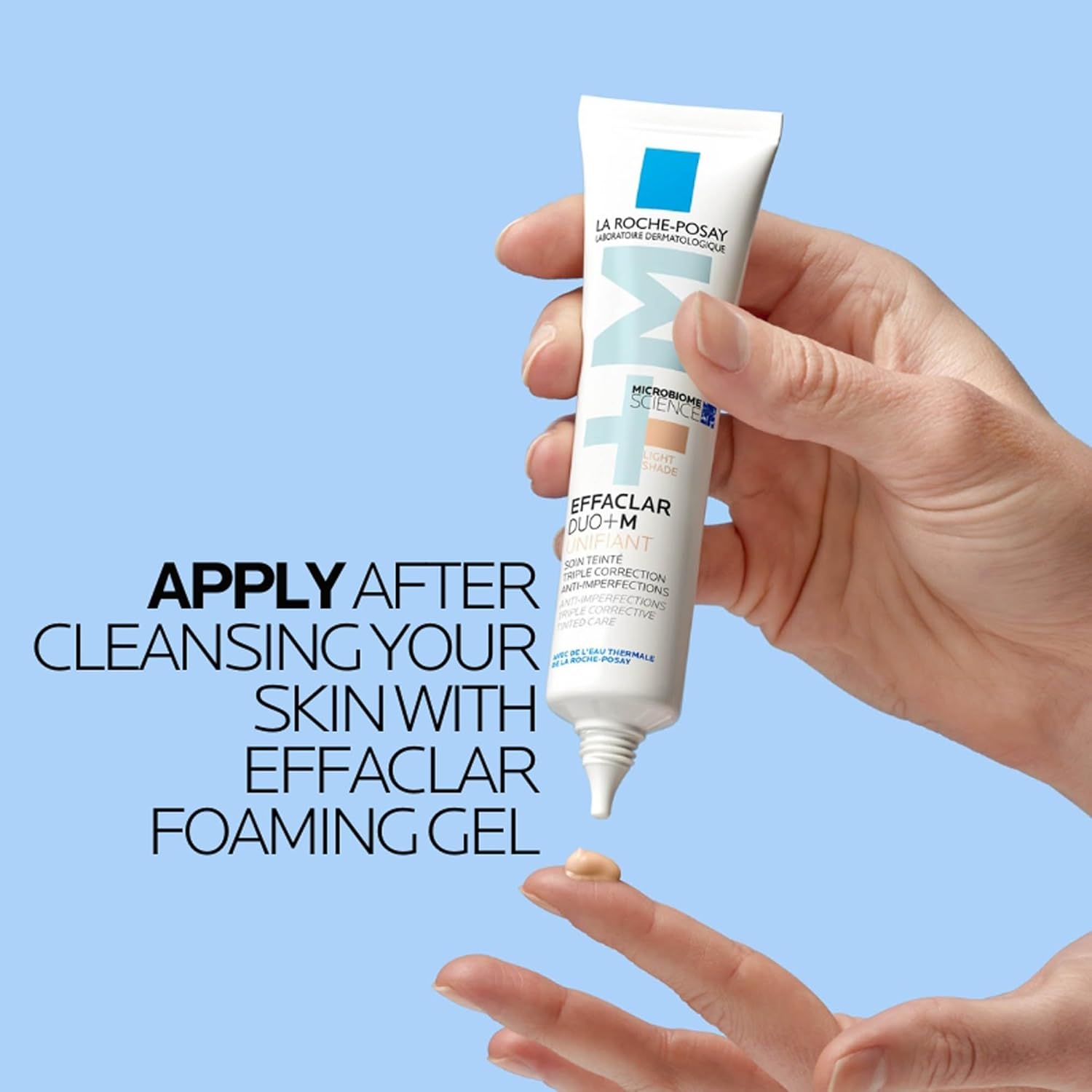 La Roche-Posay, Effaclar Duo+M, Soin Teinté Anti-Imperfections, Peaux à Tendance Acnéique, Triple Correction Boutons, Points Noirs et Taches, Effet Unifiant et Matifiant, Teinte Légère, 40 ml – Image 4