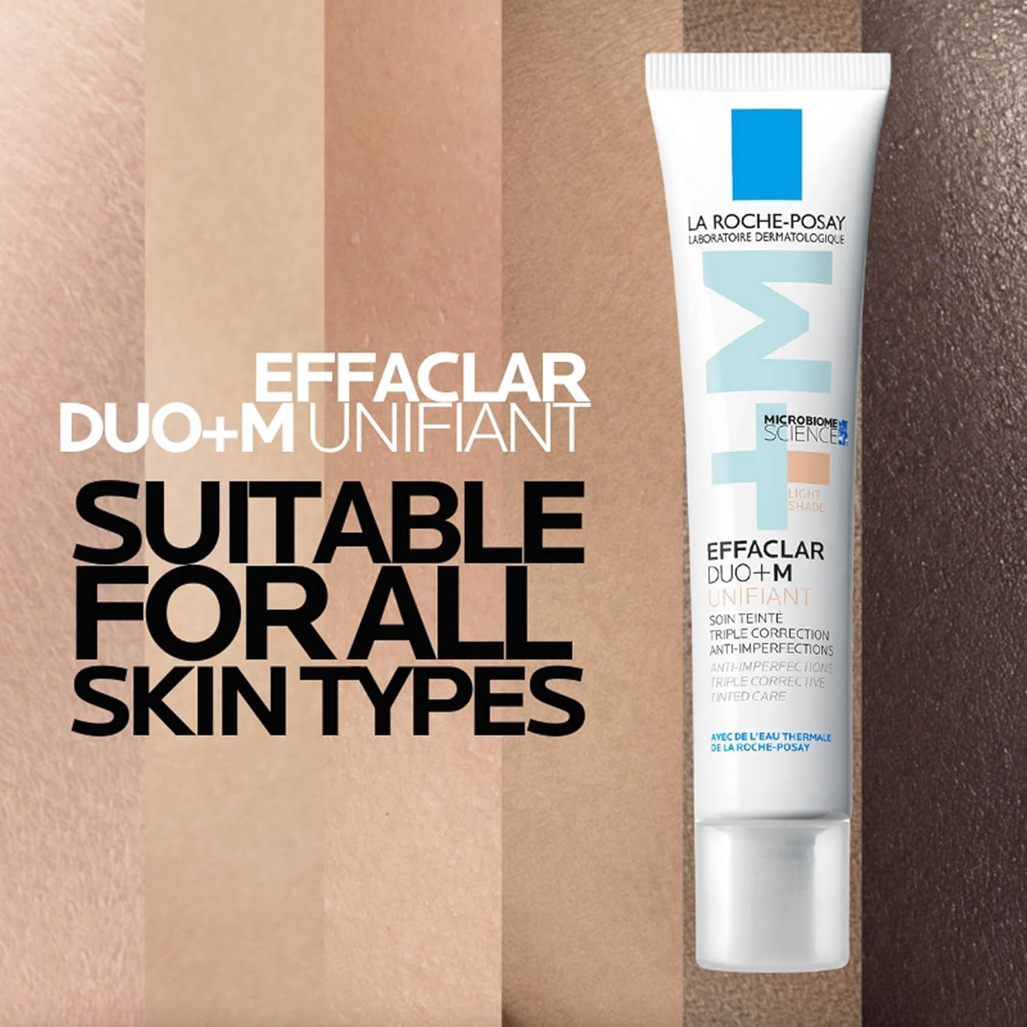 La Roche-Posay, Effaclar Duo+M, Soin Teinté Anti-Imperfections, Peaux à Tendance Acnéique, Triple Correction Boutons, Points Noirs et Taches, Effet Unifiant et Matifiant, Teinte Légère, 40 ml – Image 9