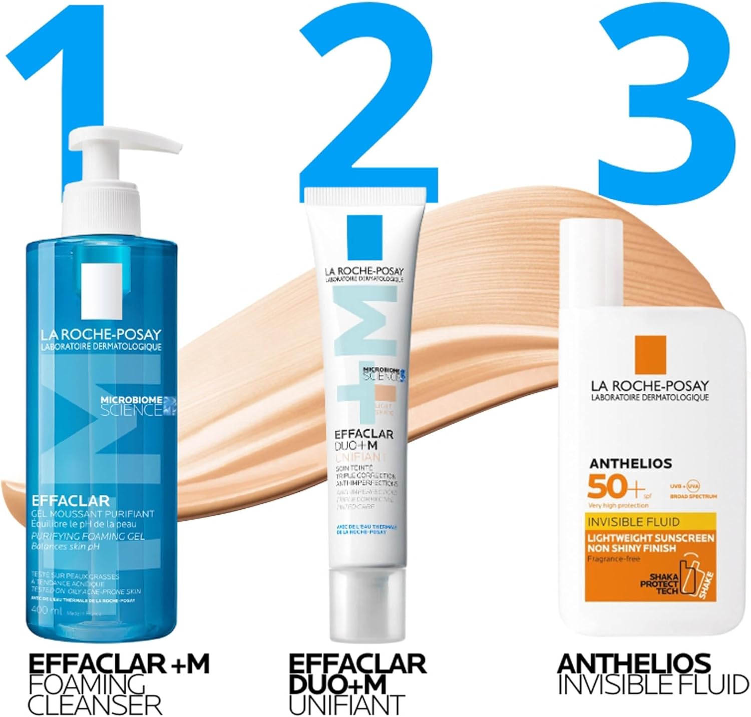 La Roche-Posay, Effaclar Duo+M, Soin Teinté Anti-Imperfections, Peaux à Tendance Acnéique, Triple Correction Boutons, Points Noirs et Taches, Effet Unifiant et Matifiant, Teinte Légère, 40 ml – Image 10