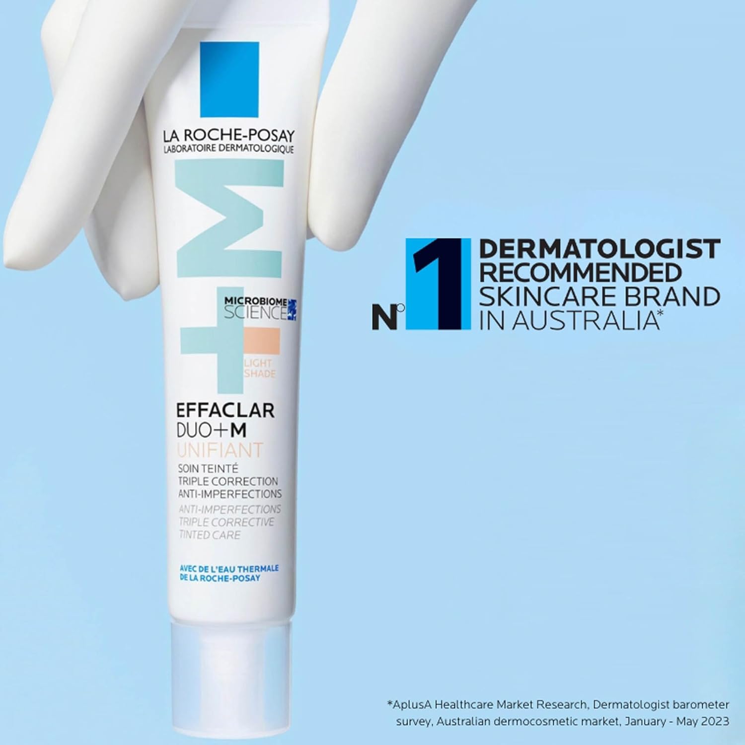 La Roche-Posay, Effaclar Duo+M, Soin Teinté Anti-Imperfections, Peaux à Tendance Acnéique, Triple Correction Boutons, Points Noirs et Taches, Effet Unifiant et Matifiant, Teinte Légère, 40 ml – Image 11