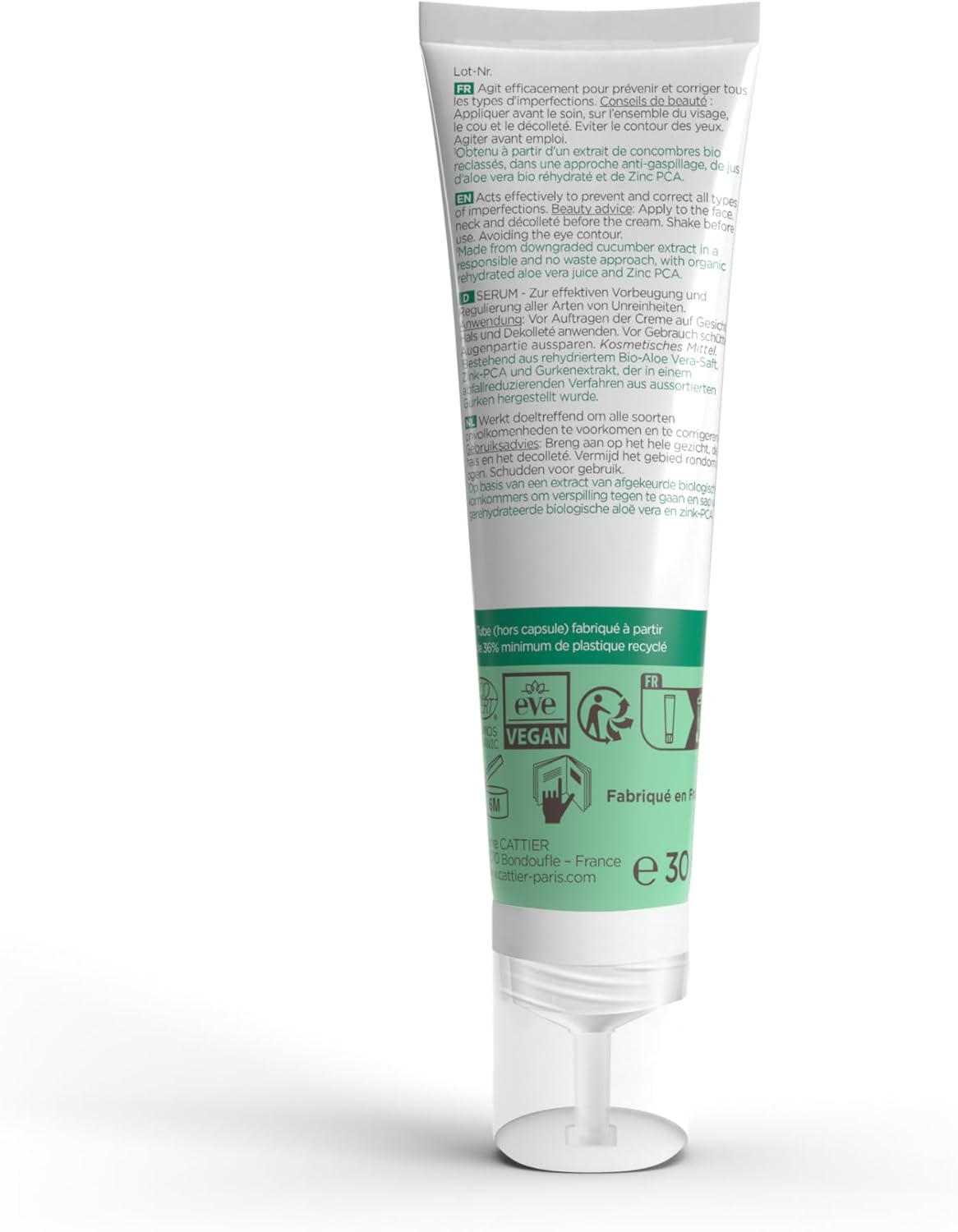 Cattier Dermo Sérum Anti-Imperfections Peaux Mixtes à Grasses 30 ml – Image 3