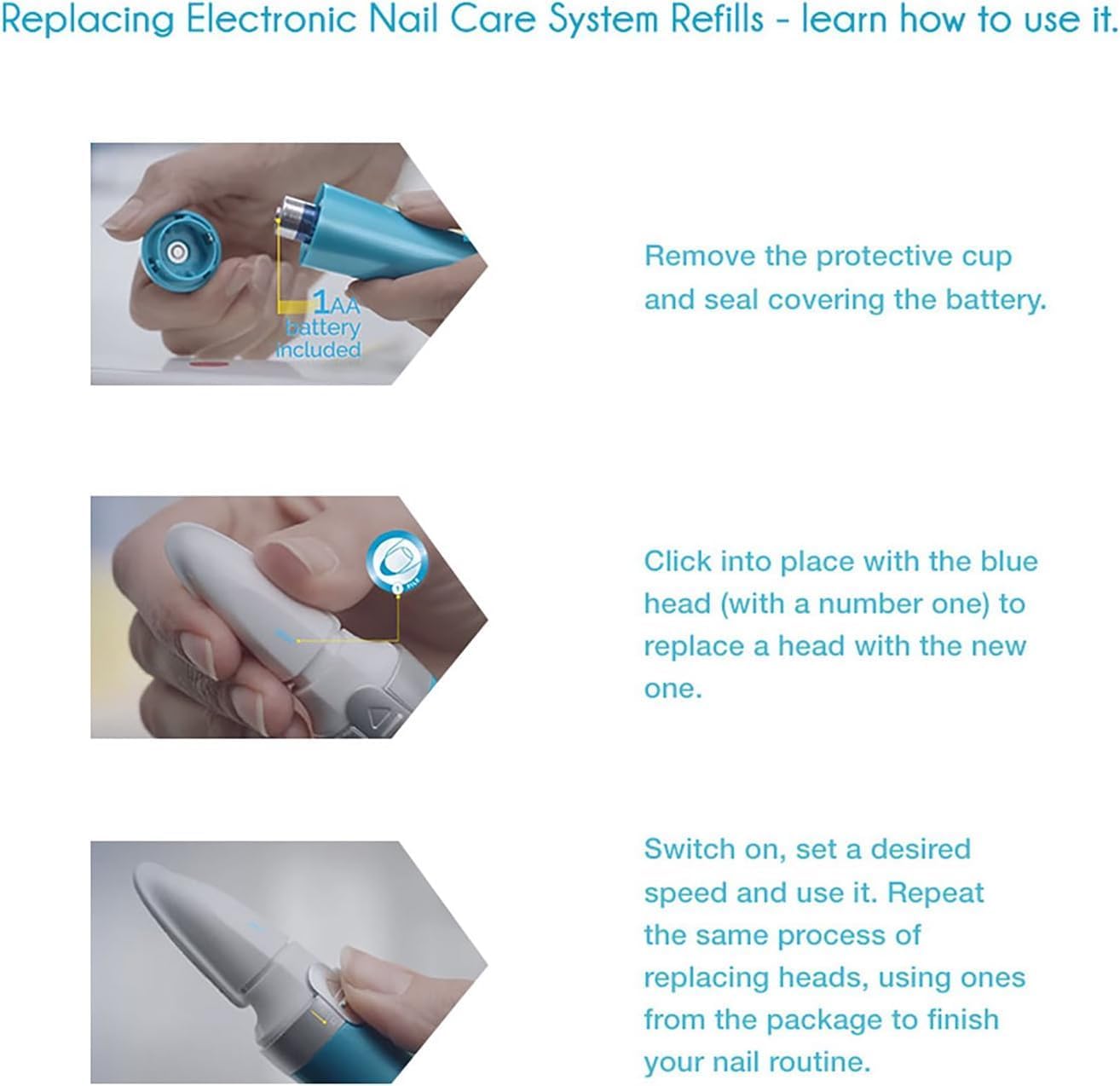 Recharges pour système de soins des ongles Scholl Velvet Smooth – Image 7