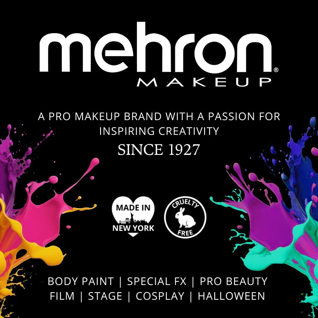 Mehron Maquillage Clown Blanc (65g) – Image 7