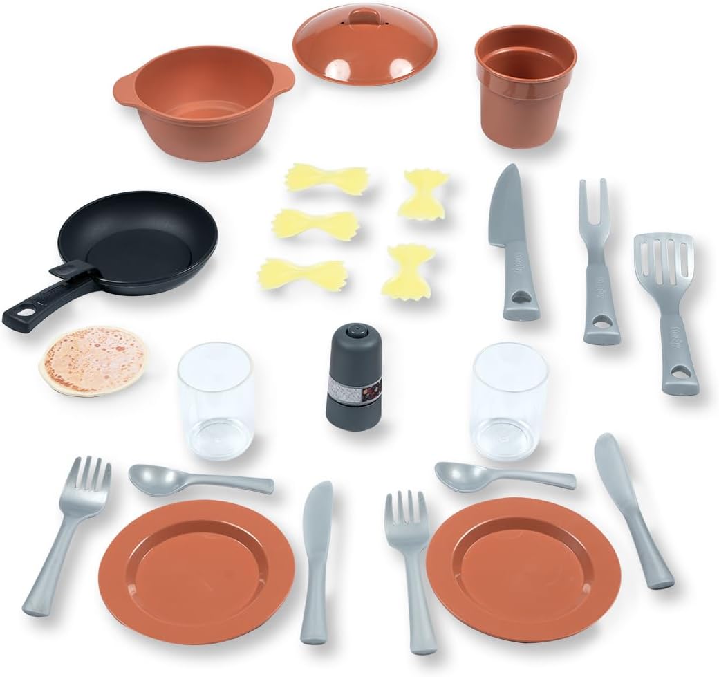 Smoby - Cuisine Ilot - Design Moderne - Surface de jeu 360° - Fonctions Traditionnelles - 23 Accessoires - Matière Recyclée - Dès 3 Ans - Fabriqué en France – Image 4