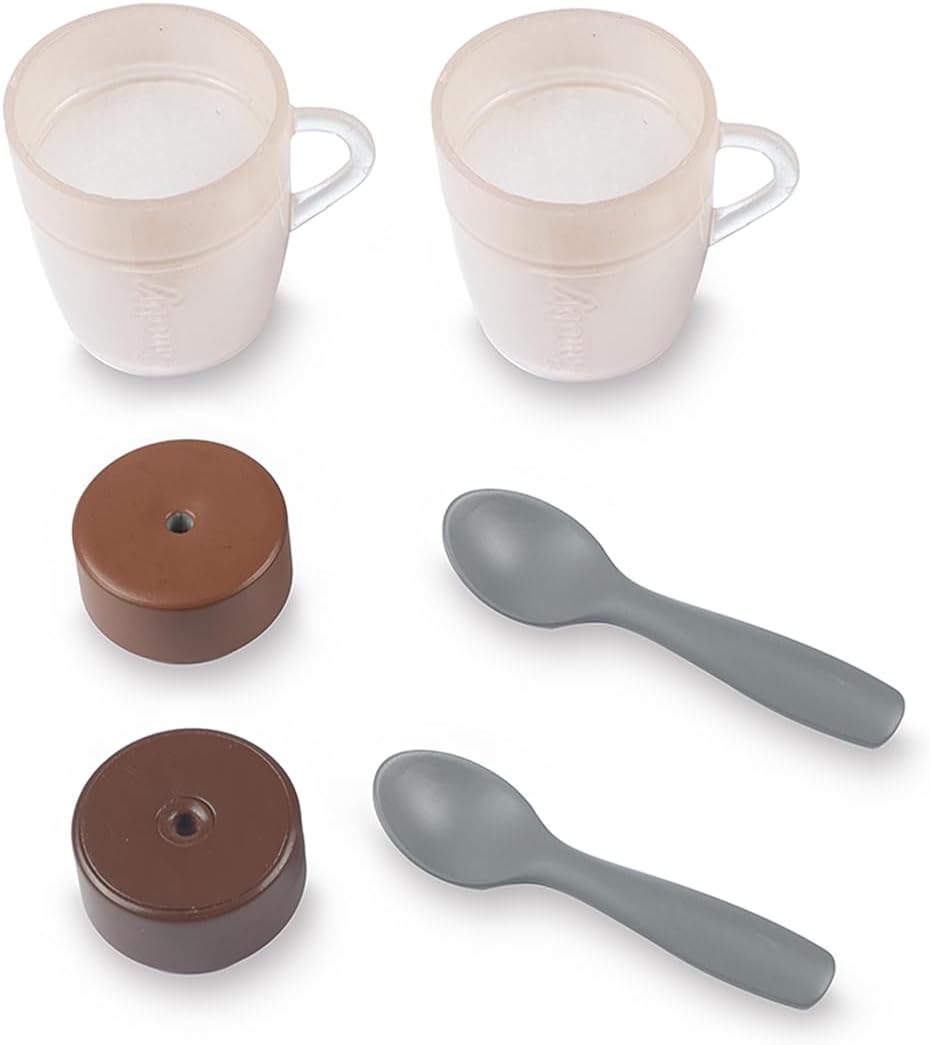 Smoby - Machine à Expresso - Jouet d'Imitation Réaliste - Effets Sonores et Lumineux - 6 Accessoires - Développer la Créativité - Recréer les Gestes du Quotidien – Image 4