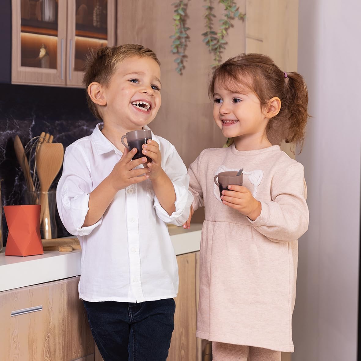 Smoby - Machine à Expresso - Jouet d'Imitation Réaliste - Effets Sonores et Lumineux - 6 Accessoires - Développer la Créativité - Recréer les Gestes du Quotidien – Image 5