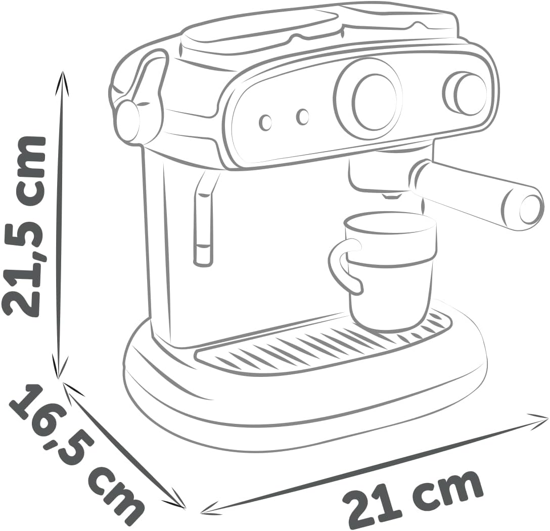 Smoby - Machine à Expresso - Jouet d'Imitation Réaliste - Effets Sonores et Lumineux - 6 Accessoires - Développer la Créativité - Recréer les Gestes du Quotidien – Image 7