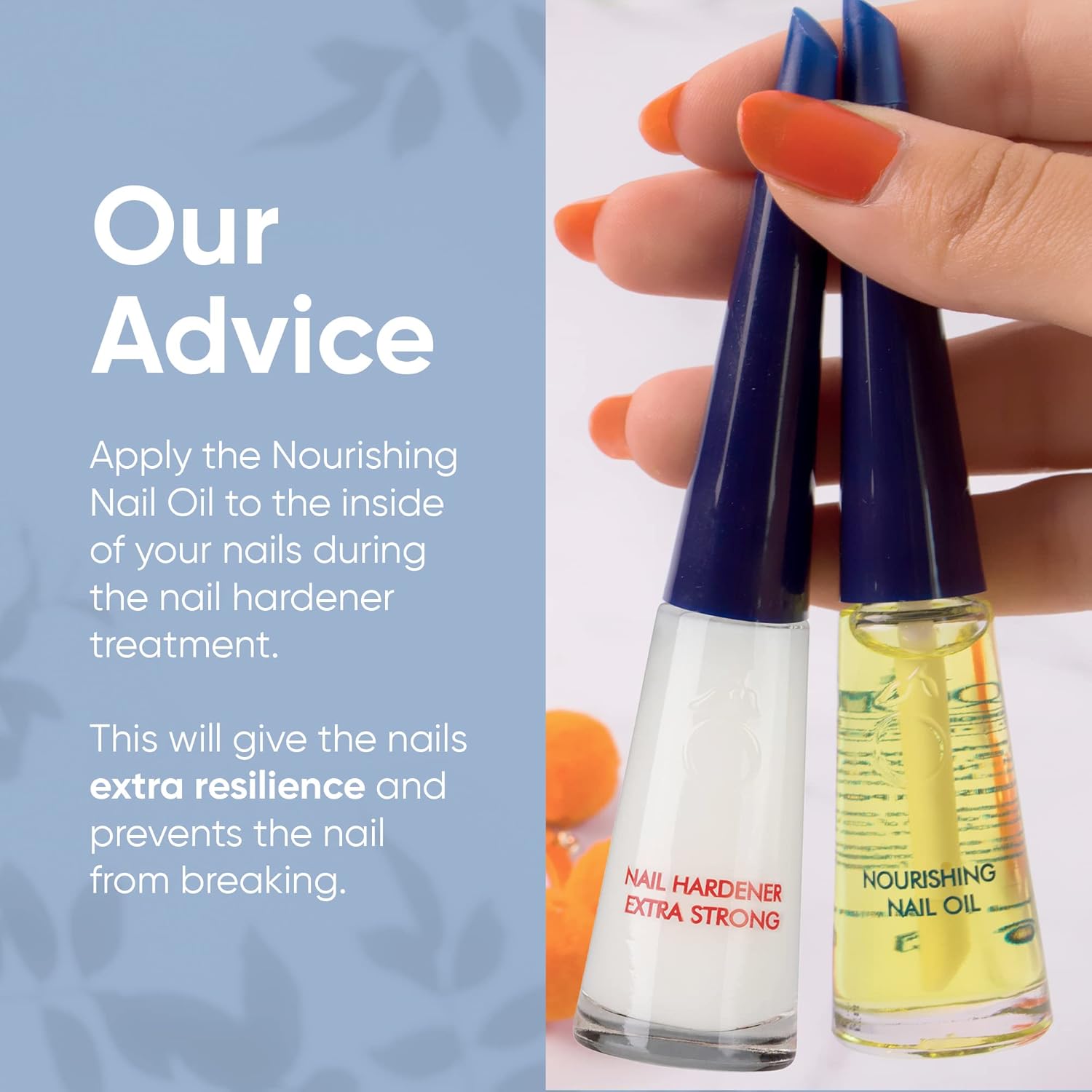 Herome Combi-Pack Durcisseur d’ongles extra fort et huile nourrissante pour ongles – 2 x 10 ml. – Image 10
