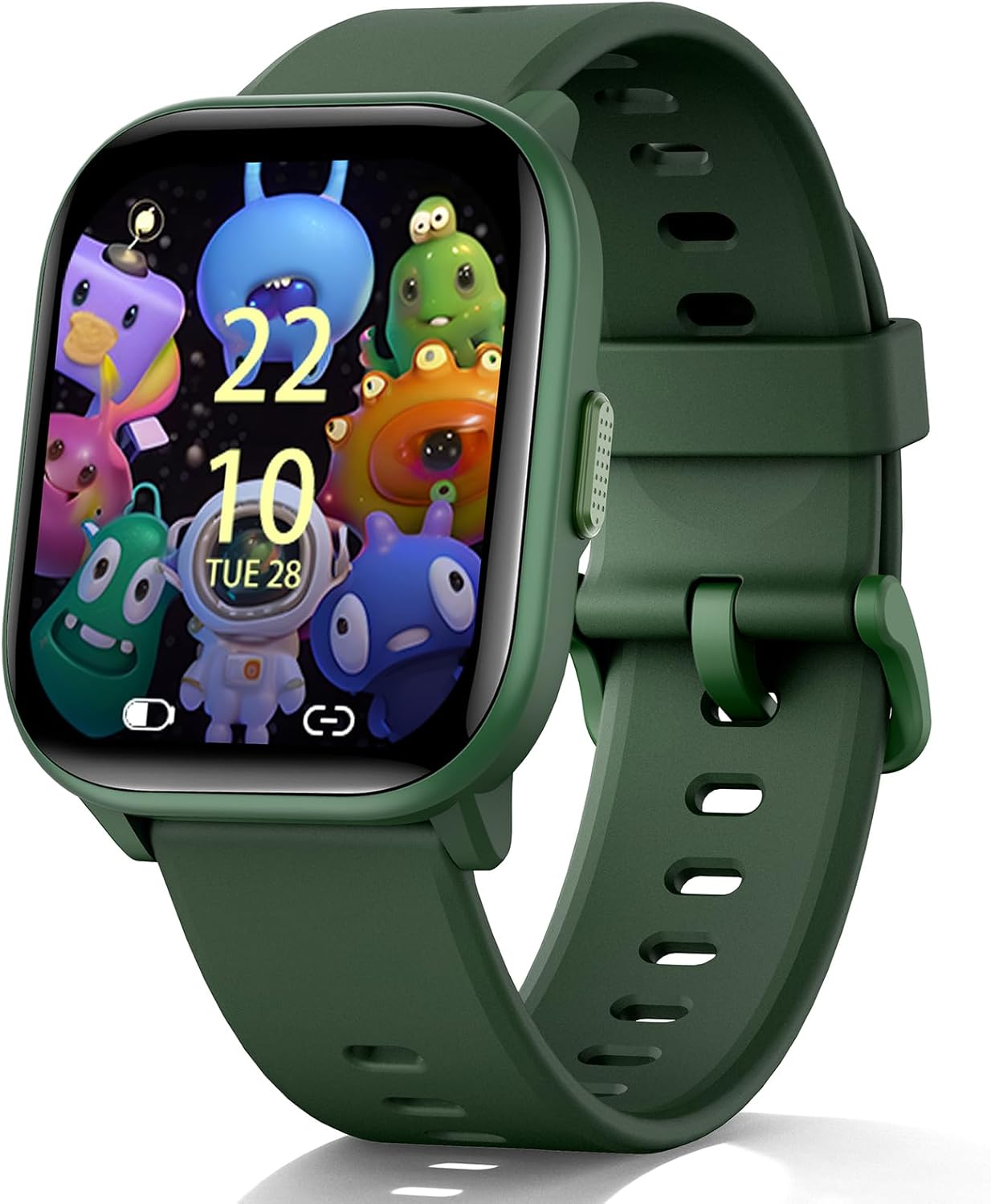 Montre intelligente pour enfants, montre pour enfants, filles, garçons, 20 modes sportifs, podomètre, moniteur de sommeil, montre de sport pour enfants, cadeau d'anniversaire pour filles et garçons – Image 2