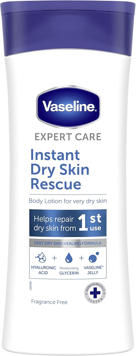 Vaseline Expert Care Lotion corporelle instantanée pour peaux sèches, éclaircissante pour peaux très sèches - 1 x 400 ml – Image 2