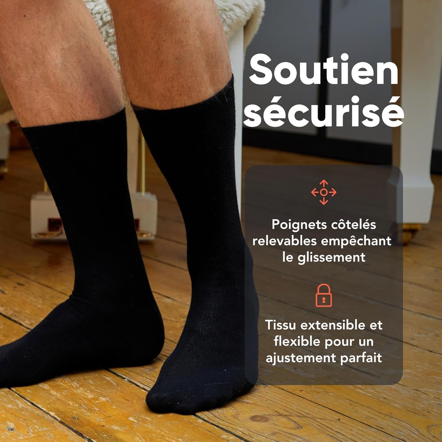 FM London Lot de 12 chaussettes unisexes super douces pour hommes et femmes avec un design respirant et résistant aux odeurs – Image 5