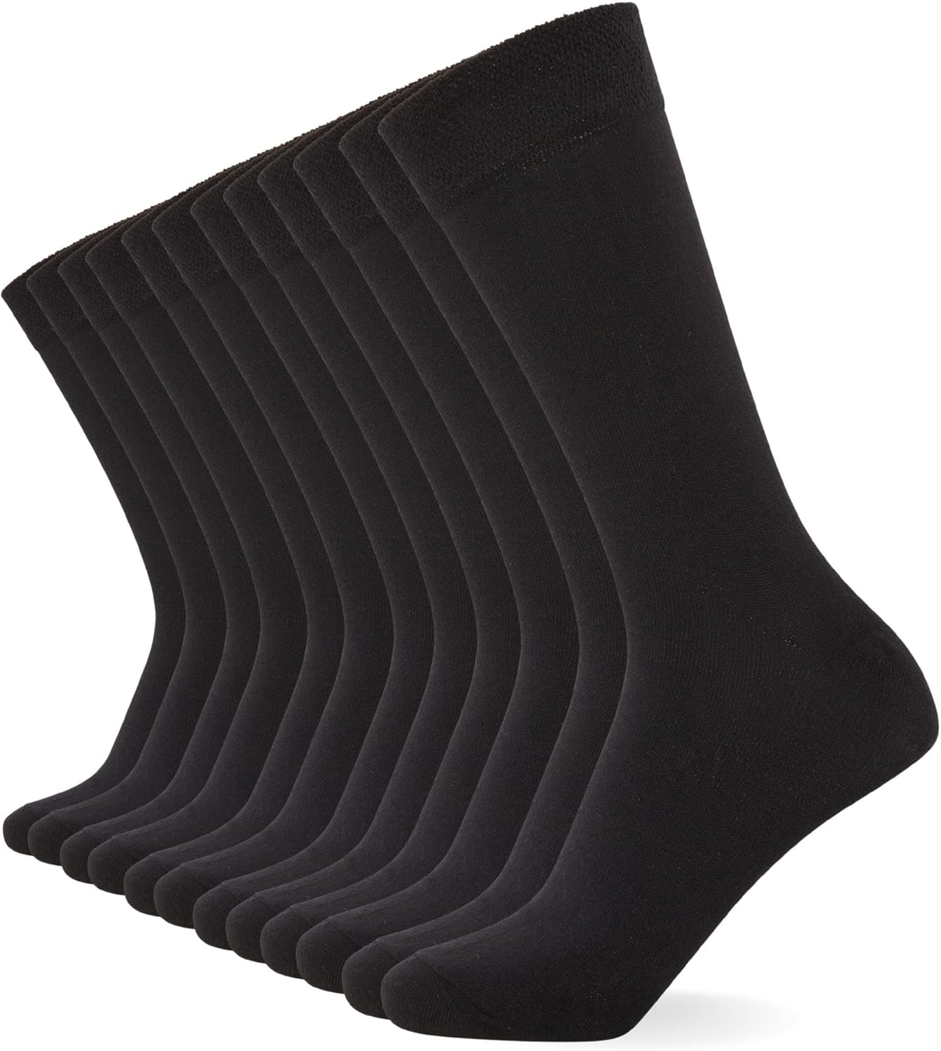 FM London Lot de 12 chaussettes unisexes super douces pour hommes et femmes avec un design respirant et résistant aux odeurs – Image 2