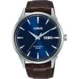 Montre Lorus/Seiko Classic automatique – Cadran Bleu, Bracelet Cuir, Date, 43 mm