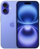 Smartphone Apple iPhone 16 – 128 Go, Écran OLED 6,1"puce A18, double capteur 48 MP, 5G, bleu ou vert